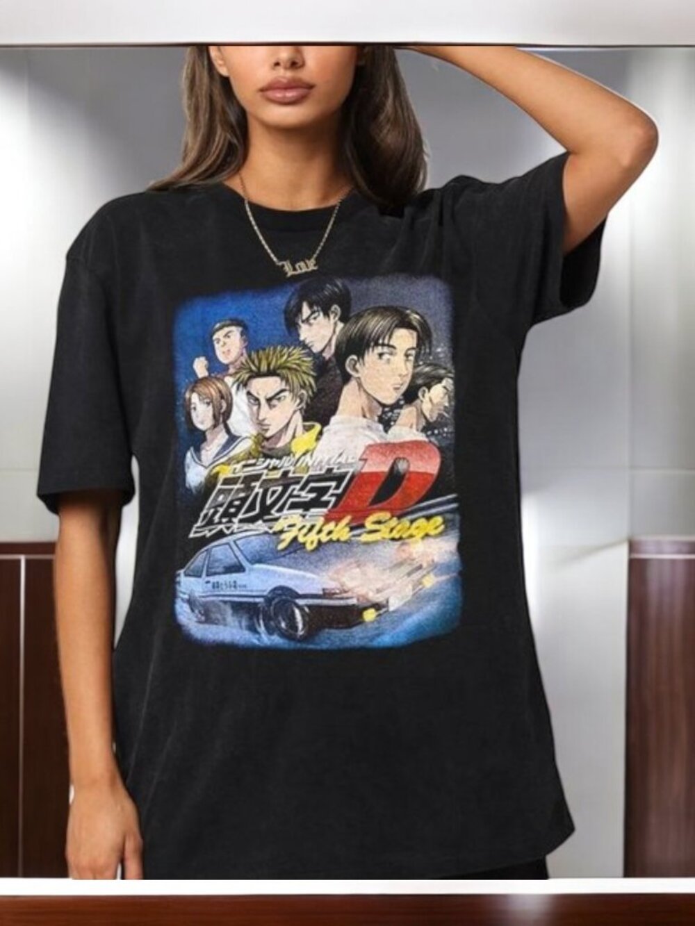 Vintage Initial D Fifth Stage Shirt, Anime Shirt, Unisex T-Shirt REPRINT